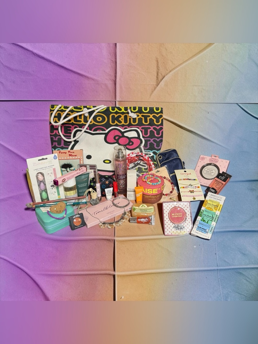 💜🧡WANDER BEAUTY,MAC,DAISE,BBW,& MORE 43-PC Beauty Bundle w/Hello Kitty Tote/NIP - Picture 3 of 8